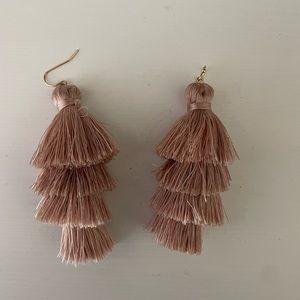 Mango tassel earrings